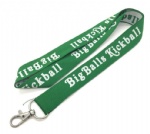 polyester fabric woven lanyard