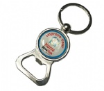 custom epoxy logo bottle opener keychain