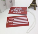 pvc card luggage tag